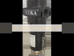 Maxi. Bedrijfsdruk 3,0 Mpa Industriële Olie-Waterafscheider voor Luchtcompressorsysteem Efficiëntie