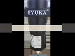 Configuratie Sight Glass 3.0Mpa Waterseparatoren Werktemperatuur 1.5-80 oC en Zwart voor industriële doeleinden