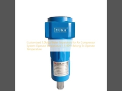 Gepersonaliseerde 3.0Mpa waterseparatoren voor luchtcompressorsysteem Bedrijftemperatuur 1.5-80oC Behoort tot de werktemperatuur